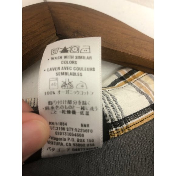 Patagonia Men's Button Down LS Shirt size large - Picture 5 of 5